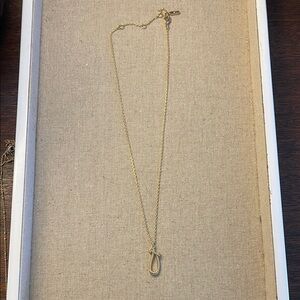 Stella & Dot Gold Loop Necklace